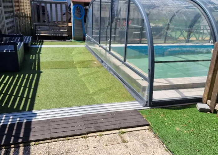 营地 Mobil Chez L Habitants 圣让-德蒙